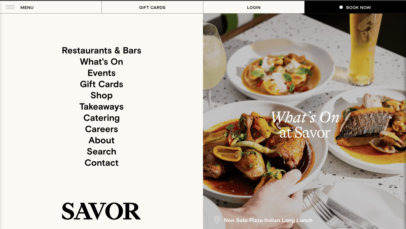 Restaurants & cafés